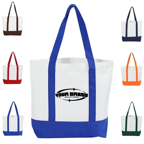 Casual Durable Cotton Foldable Tote Shopping Canvas Bag