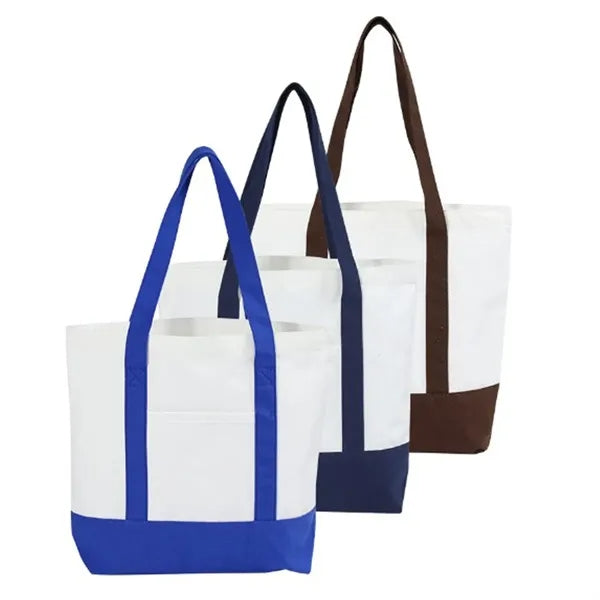 Casual Durable Cotton Foldable Tote Shopping Canvas Bag