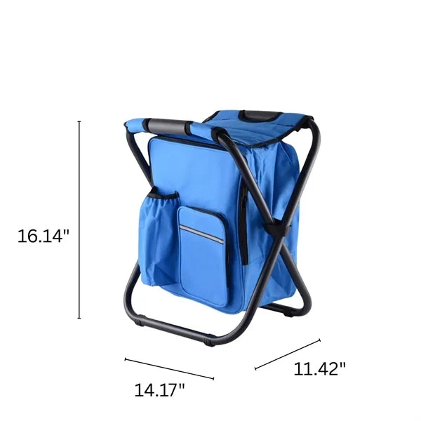 Foldable Fishing Stool with Ice Bag