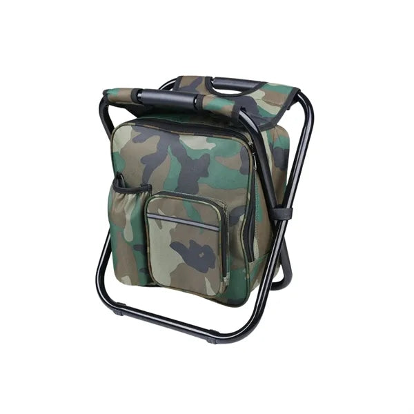 Foldable Fishing Stool with Ice Bag