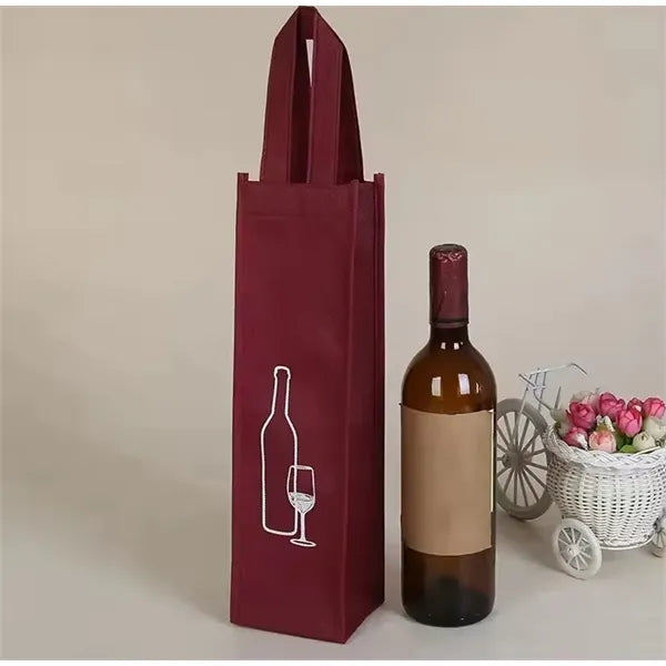 Custom Wine Non Woven Bag Single Wine
