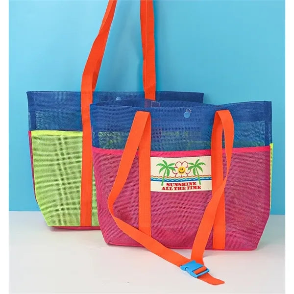 Mesh Beach Totes