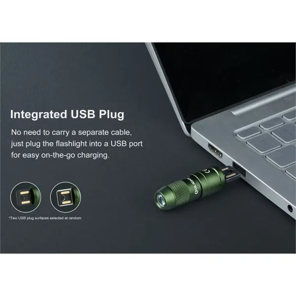 USB Rechargeable Mini Keychain Flashlight