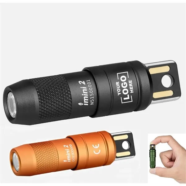 USB Rechargeable Mini Keychain Flashlight