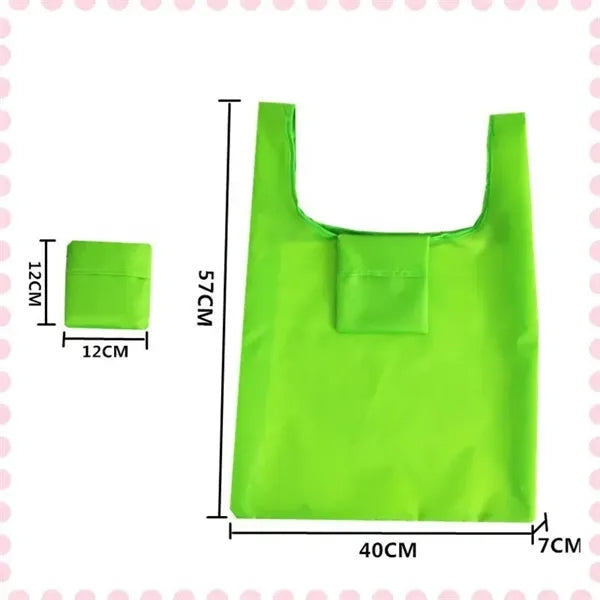 Eco-Friendly Portable Polyester Foldable Grocery Tote Shoppi