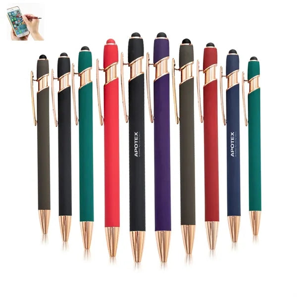 2 In 1 Double Ring Click Action Gel Ballpoint