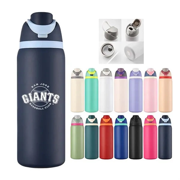 32 oz FreeSip Insulated Stainless Steel Water Bottle
