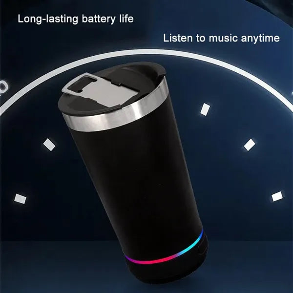 16oz Stainless Steel Tumbler with Music Speaker