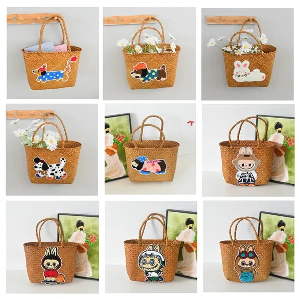 New Large Capacity Handwoven Tote Bag