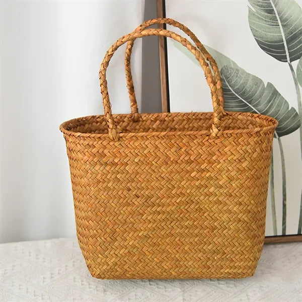 New Large Capacity Handwoven Tote Bag