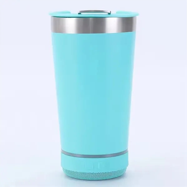 16oz Stainless Steel Tumbler with Music Speaker
