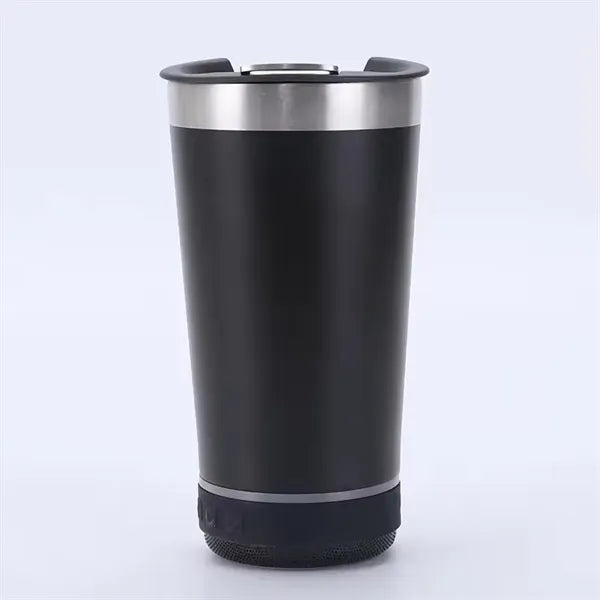 16oz Stainless Steel Tumbler with Music Speaker