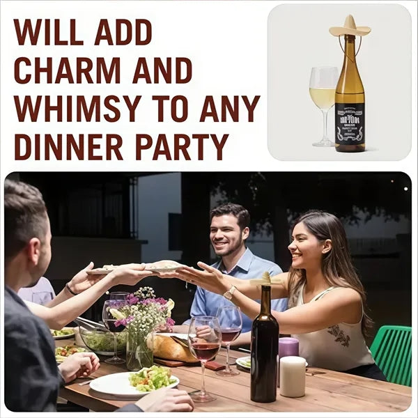 Silicone Sombrero Wine Stopper