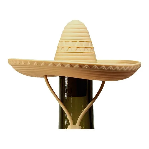 Silicone Sombrero Wine Stopper