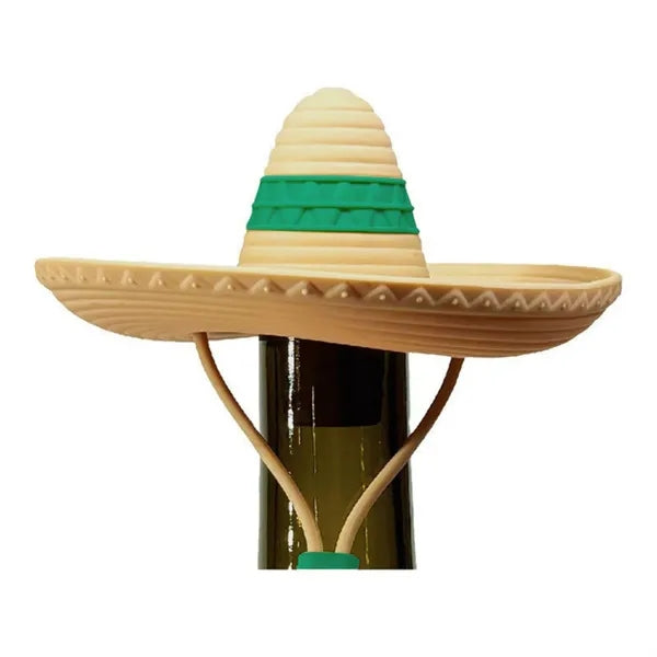 Silicone Sombrero Wine Stopper