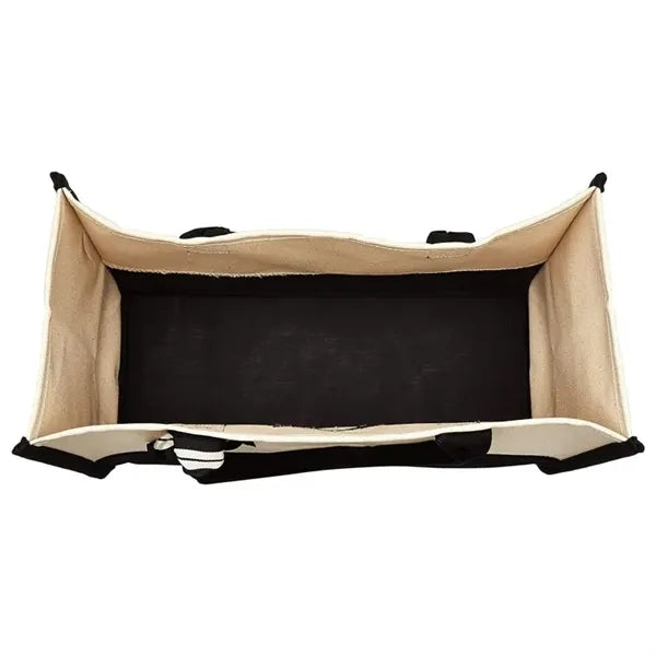 Black and White Canvas Tote Bag