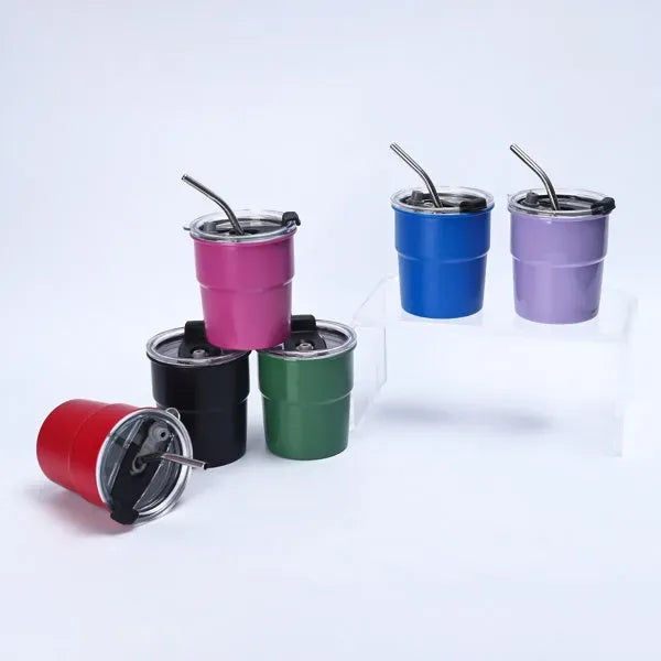 304 Stainless Steel Insulated Cup With Straw