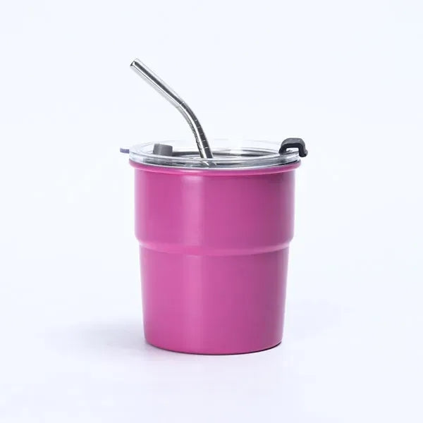 304 Stainless Steel Insulated Cup With Straw