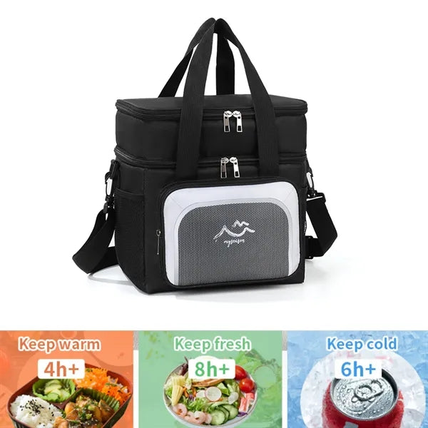 Large Capacity Insulated Cooler Bag