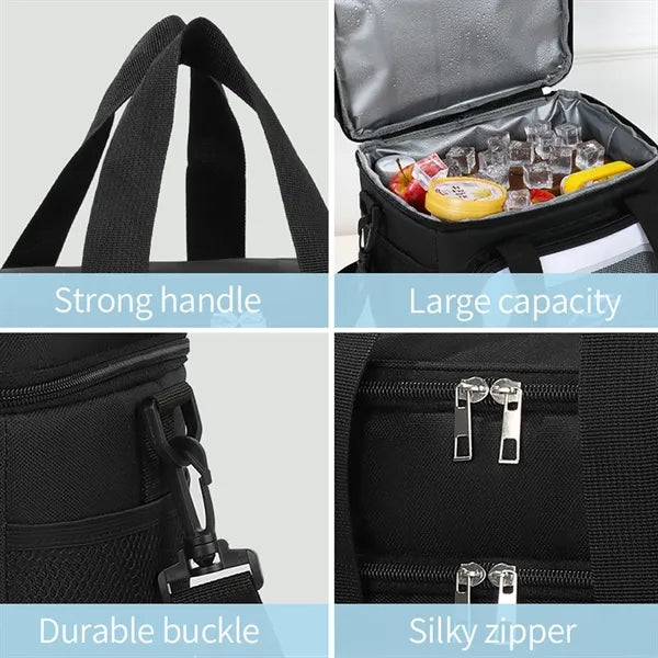 Large Capacity Insulated Cooler Bag