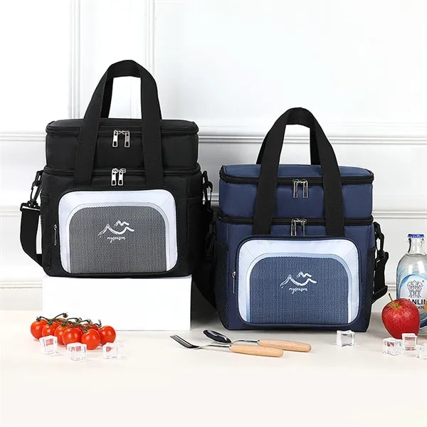 Large Capacity Insulated Cooler Bag