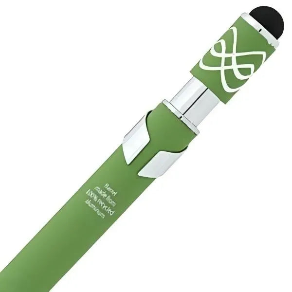 Simple Spinner Soft Touch Stylus Gel Metal Pen