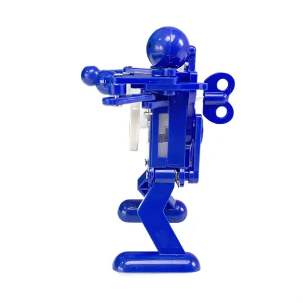 Clockwork Dancing Walking Plastic Robot Toy