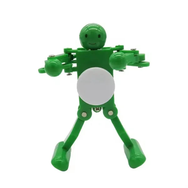 Clockwork Dancing Walking Plastic Robot Toy