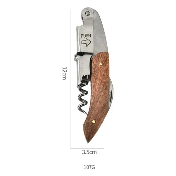 Waiter's Friend Corkscrew 3-in-1 Portable Wine Opener