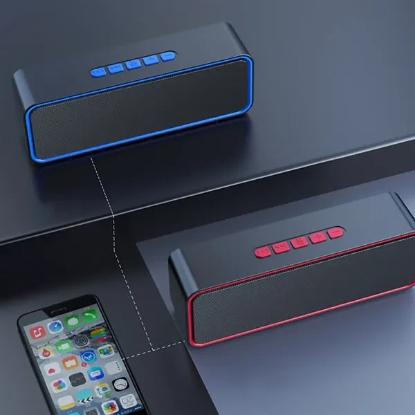 Wireless Bluetooth Speaker with AUX, USB, and TF Card