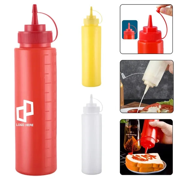 24 Oz Kitchen Sauce Squeeze Bottle
