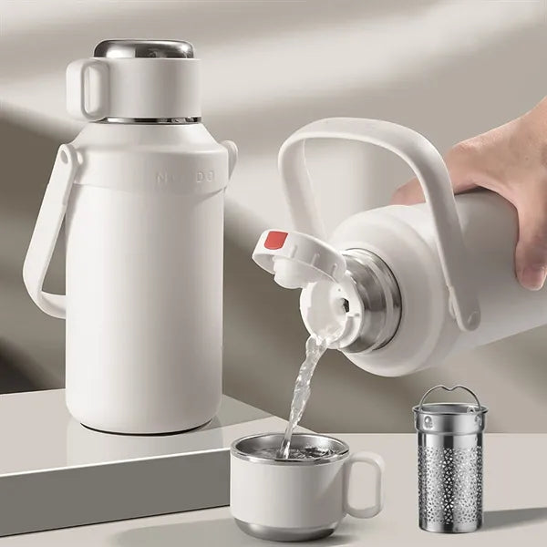 40oz Stainless Steel Insulated Jug with Tea Infuser & Handle