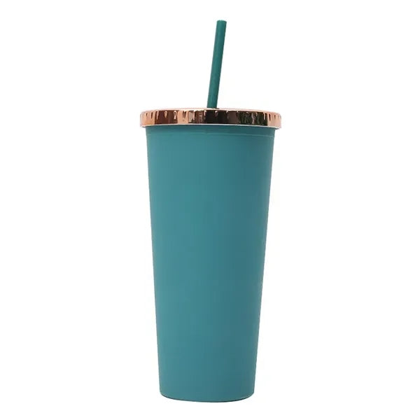 24oz Double Wall Straw Cup