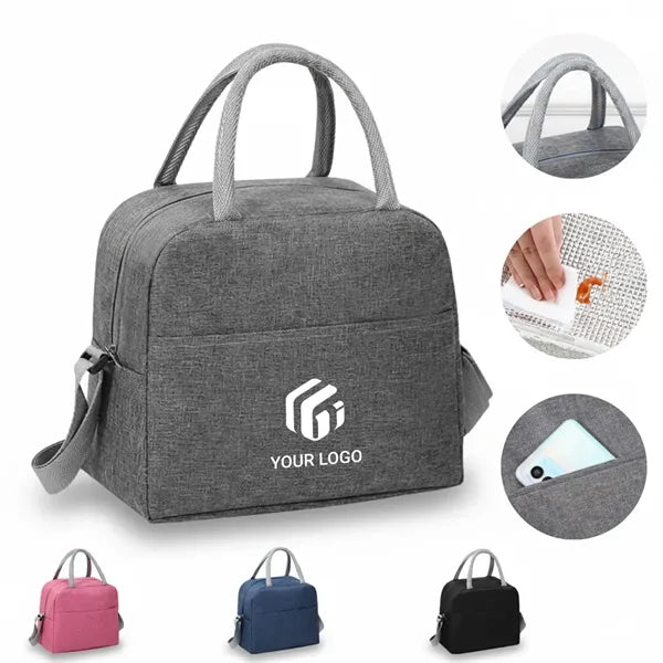 Large capacity picnic office insulated lunch cooler tote bag