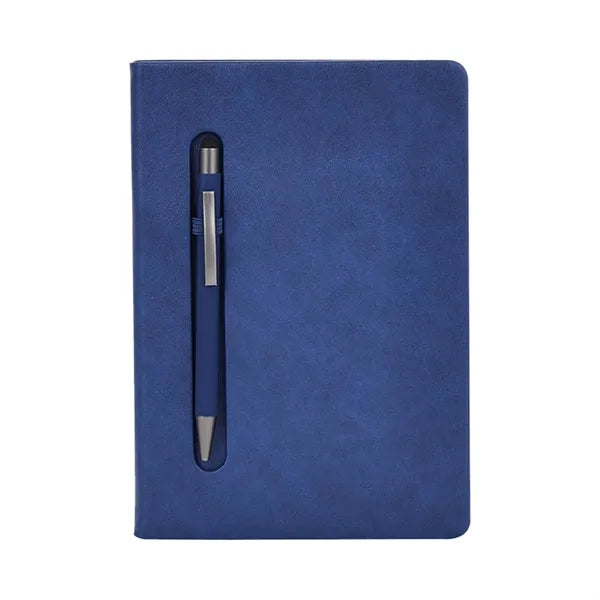 Hardcover PU Notepad w/Touchscreen Pen