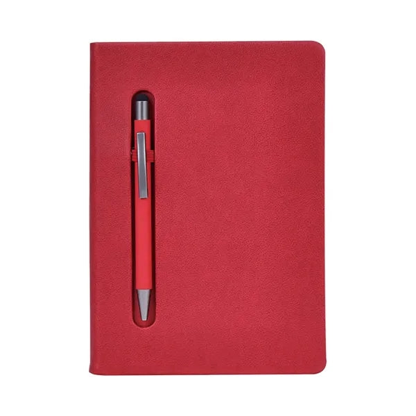 Hardcover PU Notepad w/Touchscreen Pen