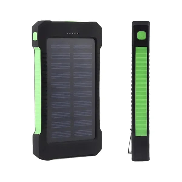 10,000mAh Solar Charger Power Bank with Flashlight