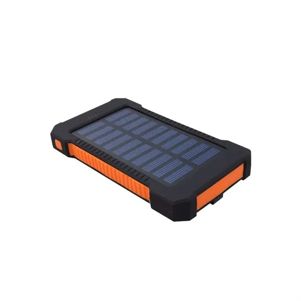 10,000mAh Solar Charger Power Bank with Flashlight