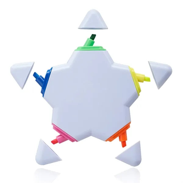5 Color Star Shape Highlighter