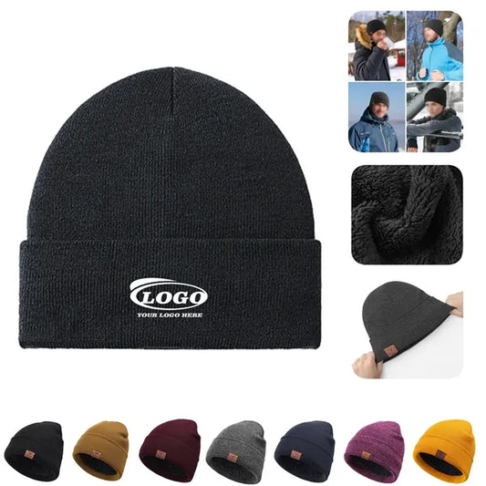 Double-Layer Stretch Knit Beanie