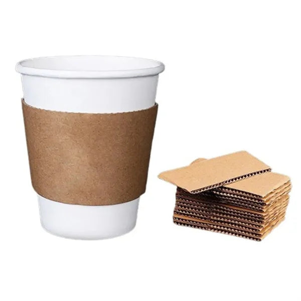 12 & 16OZ Corrugated Coffee Cup Sleeve for Insulation