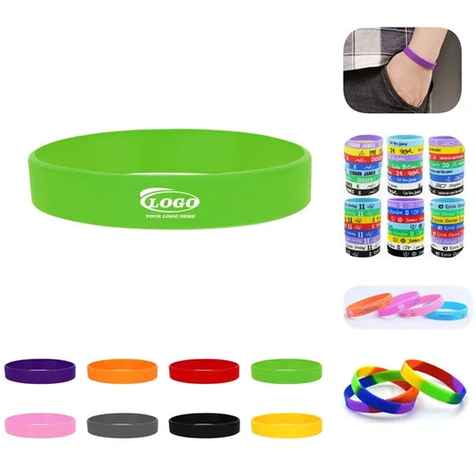 Round Silicone Wristband