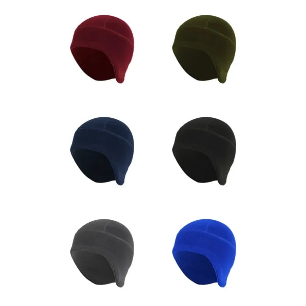 Dome Double-Layer Fleece Cap with Extended Ear Flaps