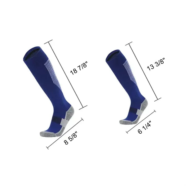 Long Cylinder Terry Cushion Sports Socks