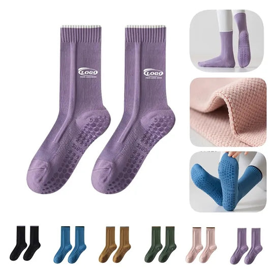 Warm Mid-Calf Terry Loop Yoga & Workout Socks
