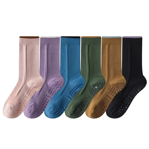 Warm Mid-Calf Terry Loop Yoga & Workout Socks