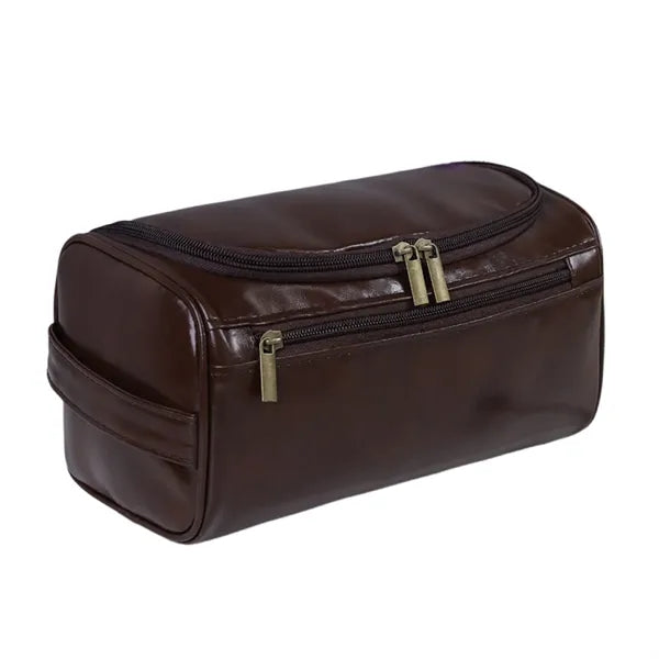 PU Water-Resistant Men's Toiletry & Dopp Kit