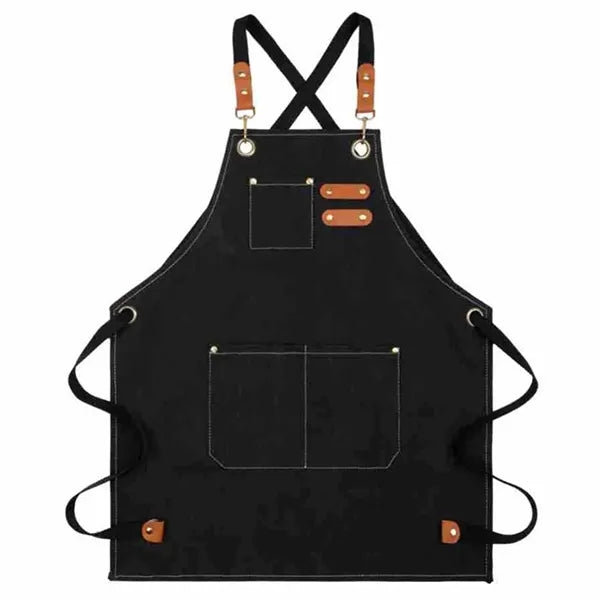 Canvas Waterproof Work Apron for Kitchen, Cafe & Florist