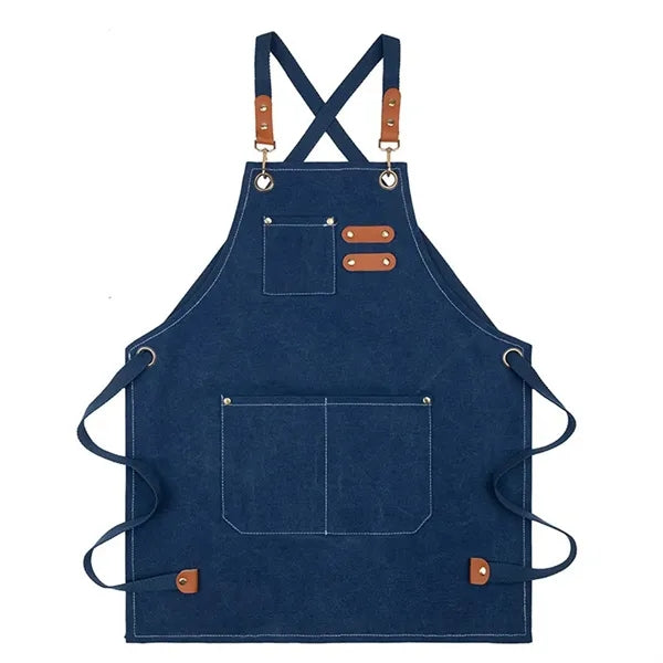 Canvas Waterproof Work Apron for Kitchen, Cafe & Florist