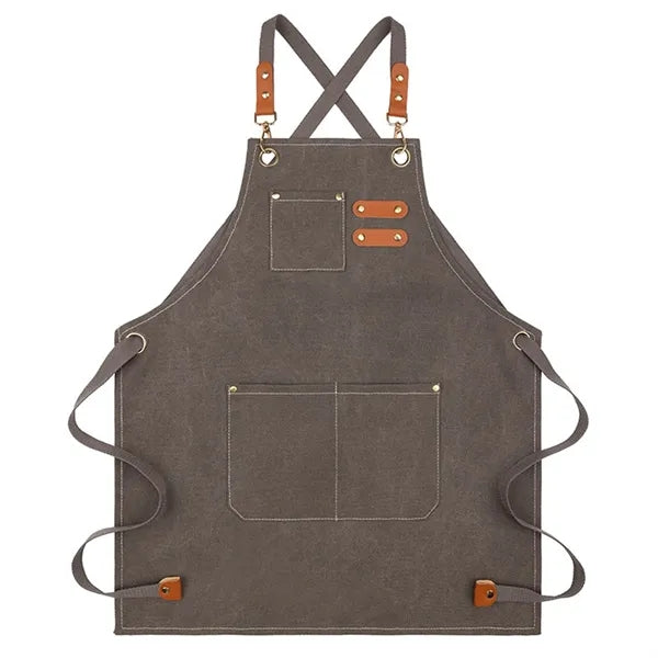 Canvas Waterproof Work Apron for Kitchen, Cafe & Florist